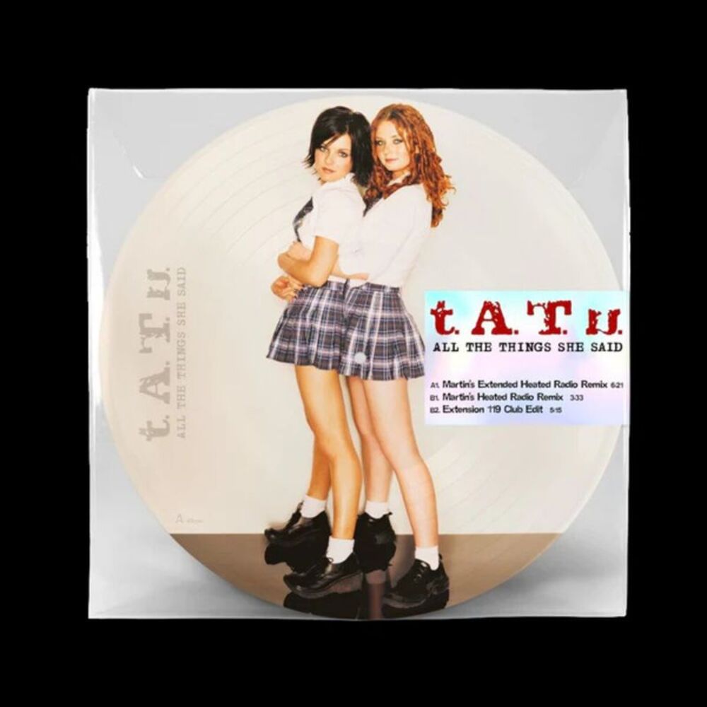 T.A.T.U - All The Things She Said - Limited Picture Disc  12-INCH SINGLE